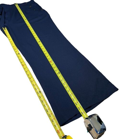 ModCloth Pants Cambridge Nautical Wide Leg Trousers Navy Sz 1X - Picture 10 of 11